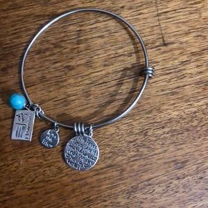 Silver friendship bracelet